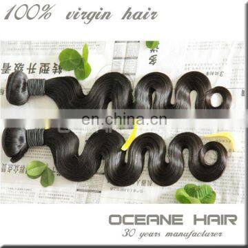 Fashional high quality tangle free no shedding virgin expensive human hair weaves