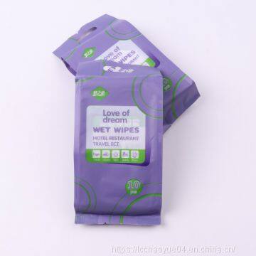 Individual Package Travel Hotel Restaurant Wet Wipes photo-4