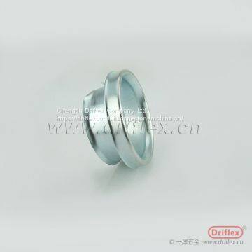 Driflex screw in type ferrule zinc plated steel flexible conduit bushing