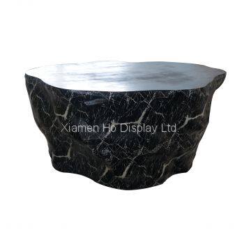 Hodisplay Custom Decorative Fiberglass Faux Stone Table Furniture