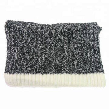 Joy Fashion Scarf Supplier Factory OEM Custom Oblong Heather Cable Knit Scarf