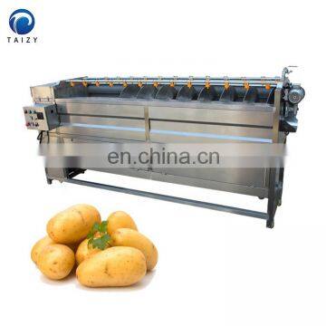 Vegetables Potato Peeler Industrial Commercial Carrot Peeler Brush Potato Cleaning Machine photo-2