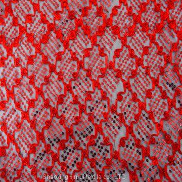 Wholesale India Fashion Sequin Online Stripe Dress Fabric Embroidered photo-4