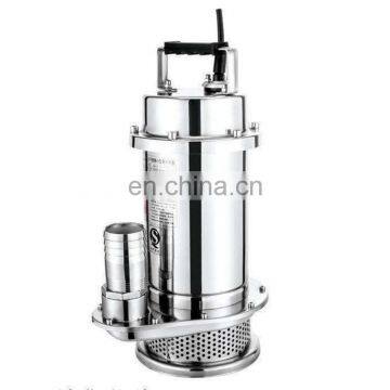 QDX-S precision casting stainless steel submersible pump household single phase 220V submersible pump agricultural pumping