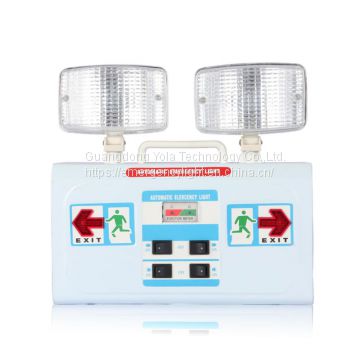 Emergency two heads  rechargeable led lights wholesale emergency lights