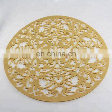 Eco friendly polyester felt place mat with customized logo