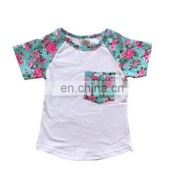 fashion summer girls t shirt for baby oem manufacturer