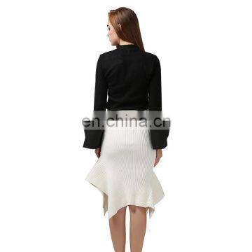 Skirts Elegant Fashion Chiffon Women Ladies Black Casual Sexy Skirt Summer photo-2