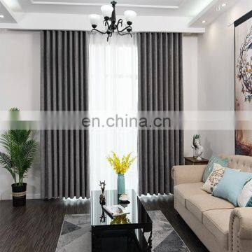 Wholesale Custom High Quality Good Hang Down Feeling Ready Made Velvet Blackout Window Curtains For The Living Room photo-4