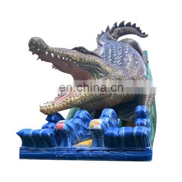 Giant Inflatable Slide Crocodile Playground Jumping Castle Bouncer Slides For Sale