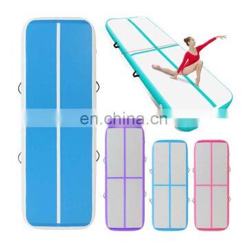 Foldable Kids Tumbling Mat Small 3m Air Track Inflatable Gymnastics Mat With Free Pump and Repair Kit photo-2