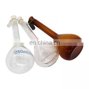 Laboratory Amber Color Glass Volumetric Flask photo-6