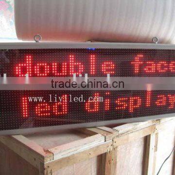 Double side LED display sign