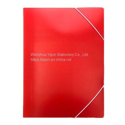 PP 3 Flap Folder, Elastic Folder for Office for School, Statioinery