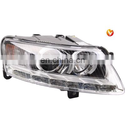 high quality car accessries headlamp headlight for audi A6 C6 head lamp head light 2009-2011