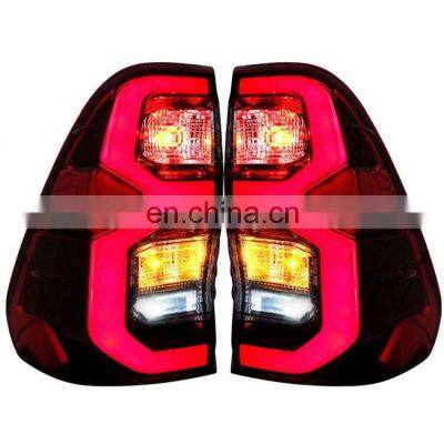 Car Styling For Hilux Tail Lights 2020 2021 Revo Rocco LED Tail Lamp Brake Reverse Auto Accessories