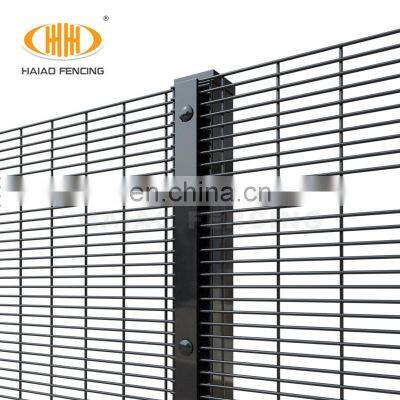 Black Color High Security 358 Anti Climb Fence