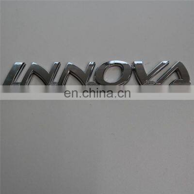 Customized ABS Plastic INNOVA Chrome Rear Label Car Emblem Badge Sticker