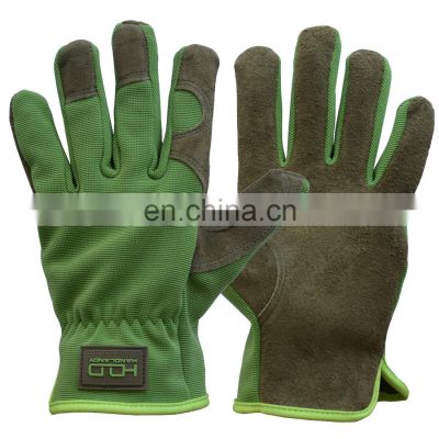 HANDLANDY in Stock Construction leather driving Repair Mechanic Work Garden safety gloves