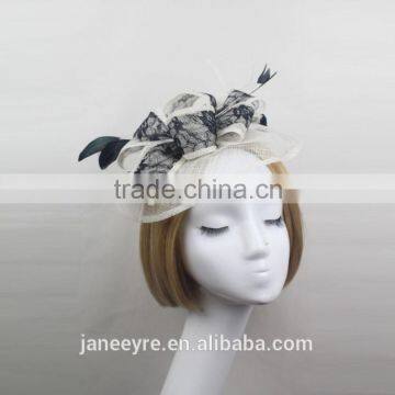 Fashionable Design Fascinator Base Sinamay Hat For Chuch/Races/Wedding