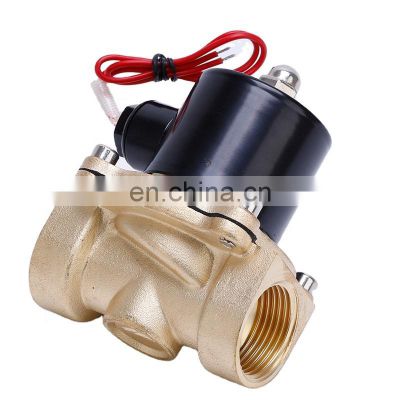 AC220V/380V Brass Automatic 2W250-25 Normally Closed Type G1 Electric Solenoid Valve Price Water/Air Solenoid Valve