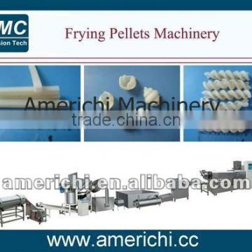 Extruded fried pellets food machines