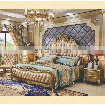 Wholesale Price Bedroom Furniture Camas King Queen Size Bed Frame Wood Antique Beds