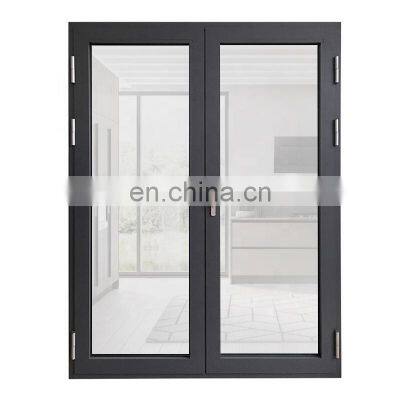Wind Proof Bullet Proof Security Dooraluminium LOW-E Laminated Glass Door