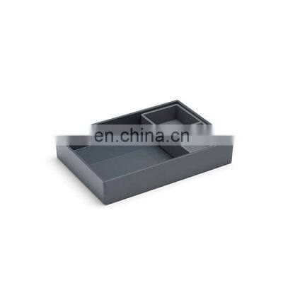 Modern Office Drawer Mess Table Storage Tray Middle Plastic Desk Organizer photo-3