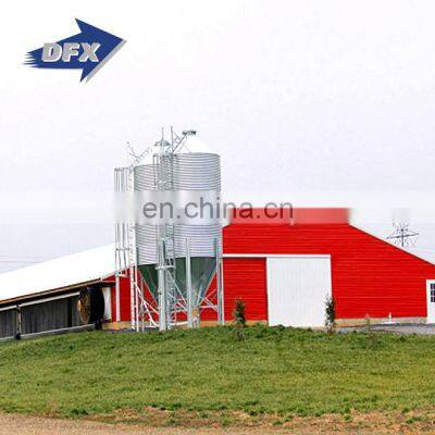 Qingdao fabricated steel frame poultry farm house business plan building for chicken shed