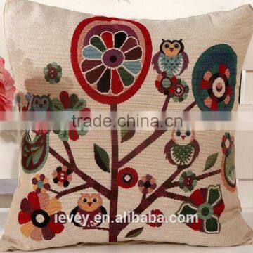 2015 cheap linen polyester home decor india custom digital printing decorative cushion cover