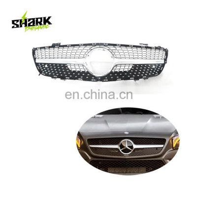 2013-2016 For Mercedes Benz Sl Class R231 chrome/gloss black Diamond Front Grille