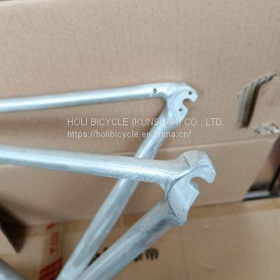 Alloy 6061 Aluminium Bicycle Frames Road Bike Frame With Smooth Welding photo-4