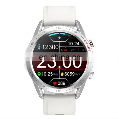 Round Screen V20 Smartwatch Ip68 Waterproof Heart Rate Blood Pressure Health Monitoring Fashion Sports Smart Watch For Men