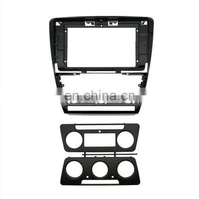 For 2010-2014 Skoda OCTAVIA Car Navigation Center Control Large Screen Modification Frame With Power Cable