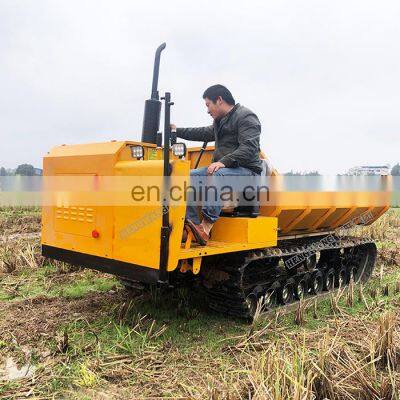 4T Crawler Dump Truck Mini Crawler Dumper Truck Diesel Power