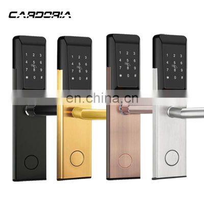 Display Handle Hotel Keyless High Security Smart Door Lock Fingerprint
