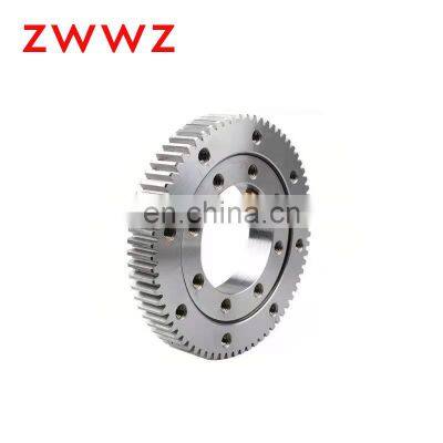 Small 083 Slewing Ring Bearing For Excavator Drilling Machinery 300Mm Teeth Hardened Excavator Mini Slewing Bearing