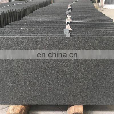 Cheap Price Natural Stone Tile Flooring China Absolute Black Granite photo-2