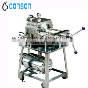 Stainless steel plate and frame filter press