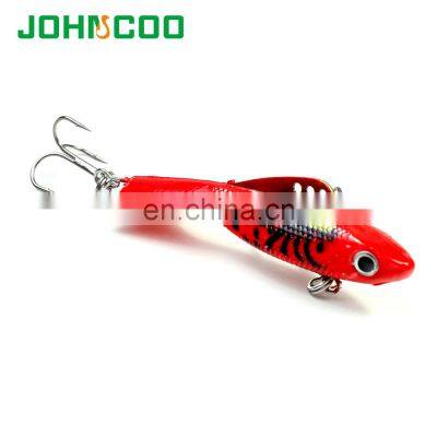 JOHNCOO Balancer Ice Fishing Lure 12g Sinking Vibration Winter Fishing Lure Hard Plastic Artificial VIB Lead Jigging