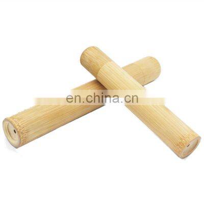 Natural Bamboo straw Bamboo tube with wooden stopper for package customized LOGO