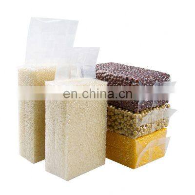 Custom Printing Plastic Vacuum Basmati Rice/beans Packing Bag Agriculture Heat Seal Gravure Printing Recyclable 01 Accept CN;HEB