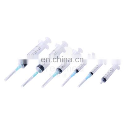 CE ISO approved disposable medical injection syringe with needle