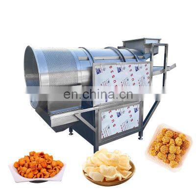 Double Mixer Flavour Spraying Drum Seasoning Mixer Food Roller Equipment Flavor Machine