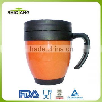 double wall plastic travel coffee mug