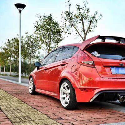 Ford Fiesta Car Surrounded by 09 -12 Ford Front and Rear Bumper Skirt, Ford Bumper Modification photo-2