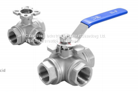 internal thread tee ball valve