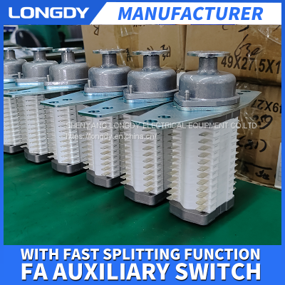FA (F10) Fast Tap Auxiliary Switch High Voltage Switch Circuit Breaker Slow Speed Mechanism Auxiliary Switch photo-3