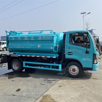 Dongfeng 6 cubic meter pipeline dredging vehicle